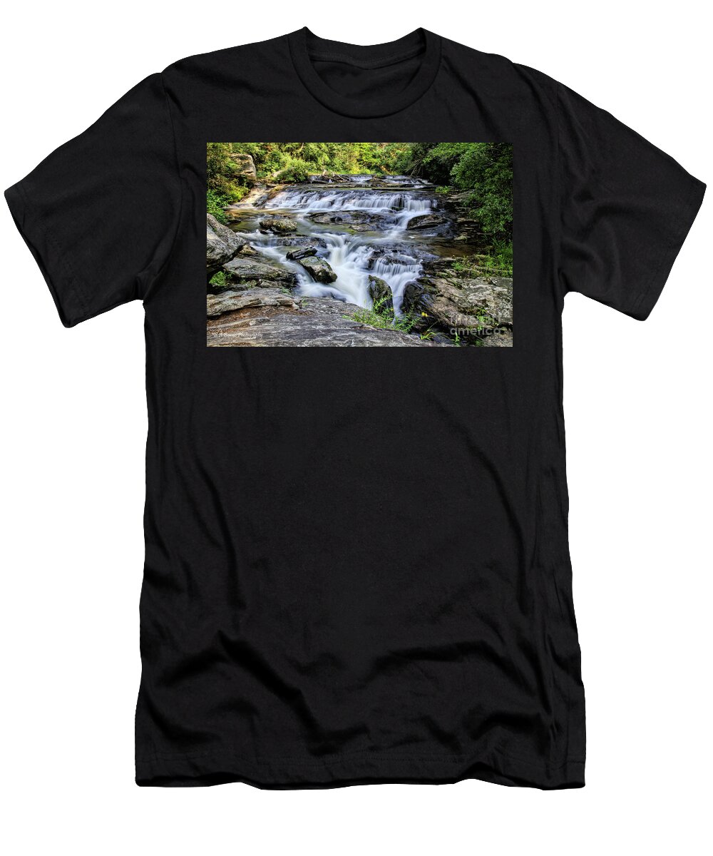 Panther Creek Falls T-Shirt featuring the photograph Upper Panther Creek Falls by Barbara Bowen