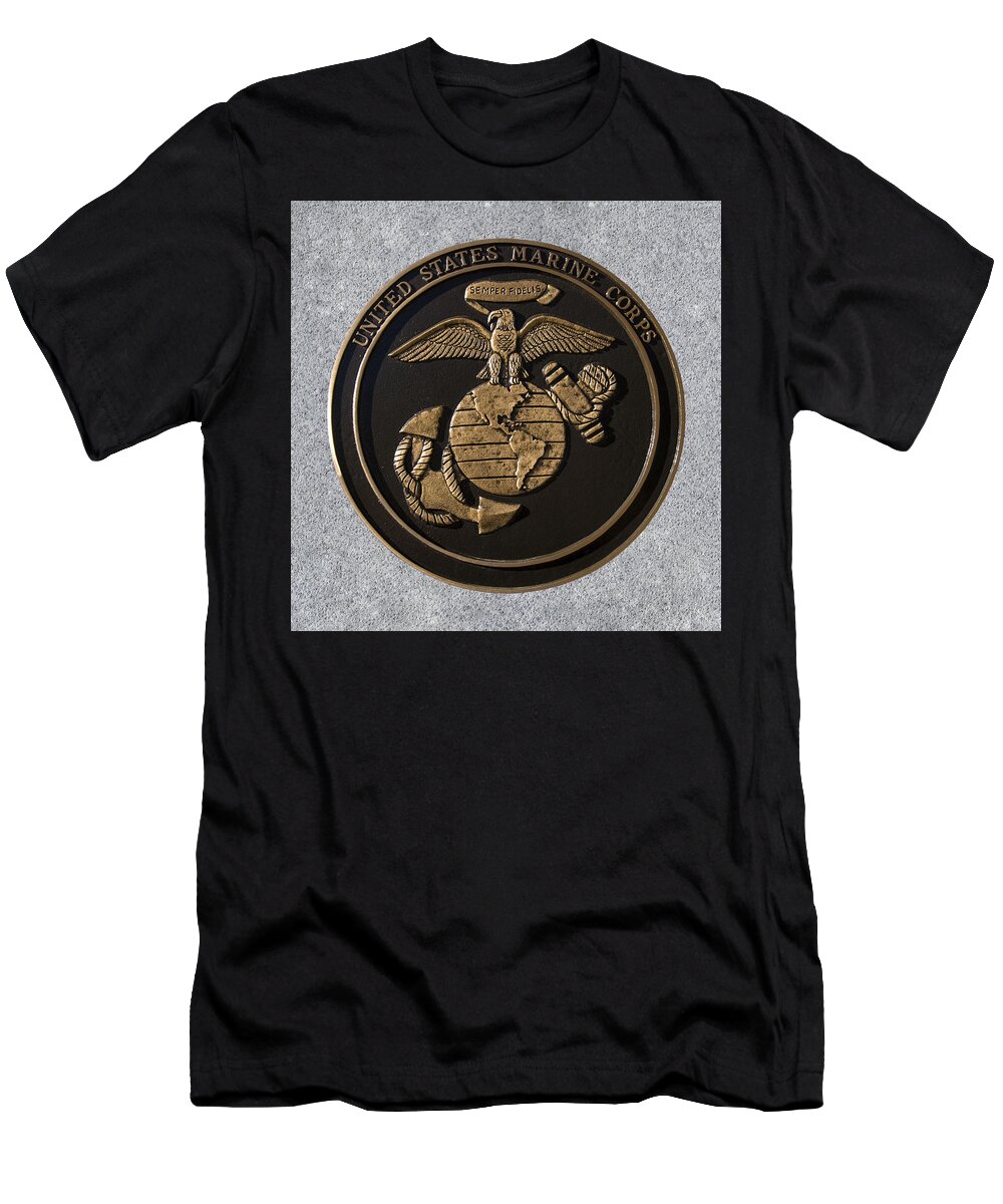Us Marine Corp T-Shirt featuring the photograph US Marine Corps by Flees Photos