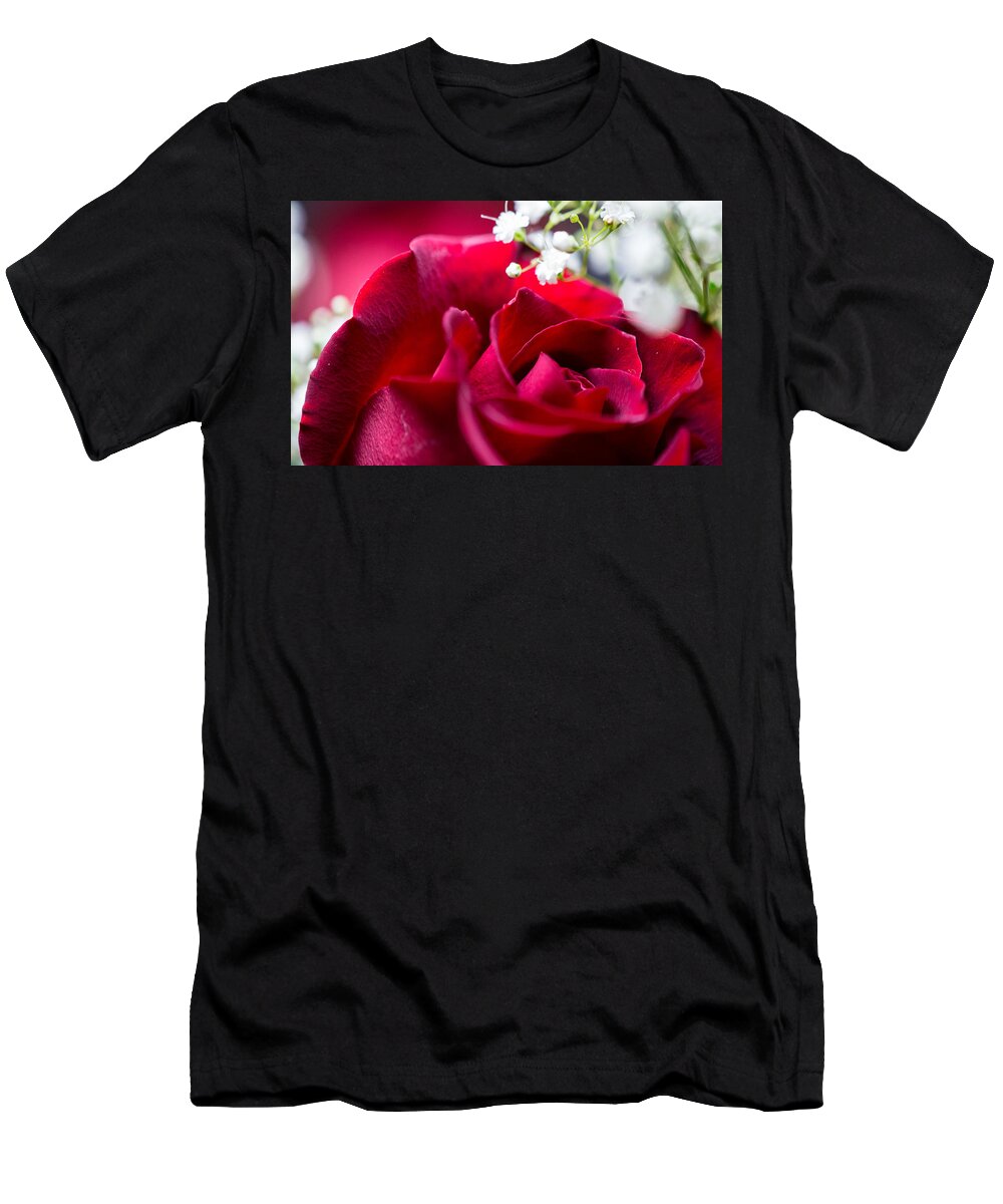 Rose T-Shirt featuring the photograph Valentine by Alex Lapidus