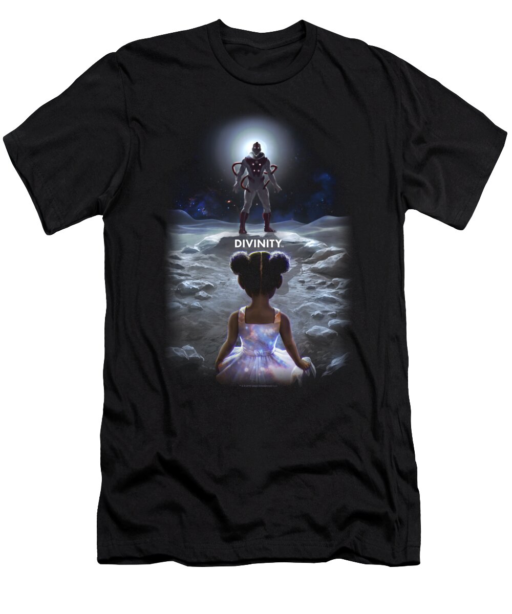  T-Shirt featuring the digital art Valiant - Divinity Child by Brand A