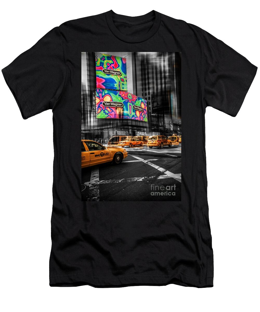 Nyc T-Shirt featuring the photograph van wagner II by Hannes Cmarits