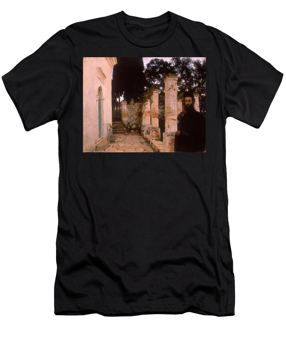 John Singer Sargent T-Shirt featuring the painting Vespers by John Singer Sargent