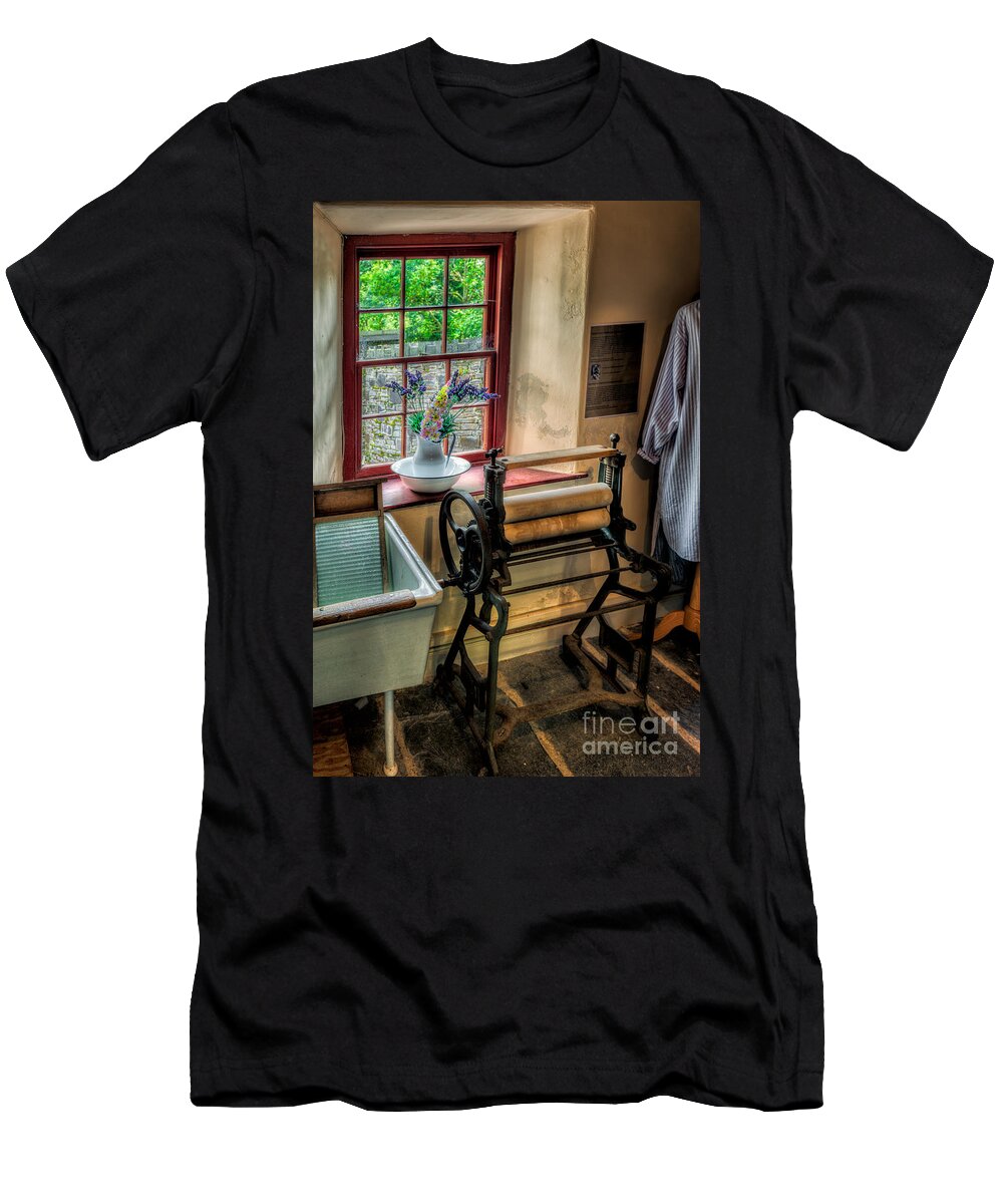Victorian Wash Room T-Shirt featuring the photograph Victorian Wash Room by Adrian Evans