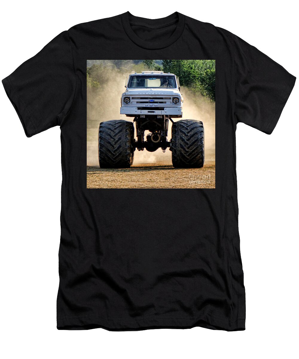 Vintage T-Shirt featuring the photograph Vintage Chevy Monster by Olivier Le Queinec