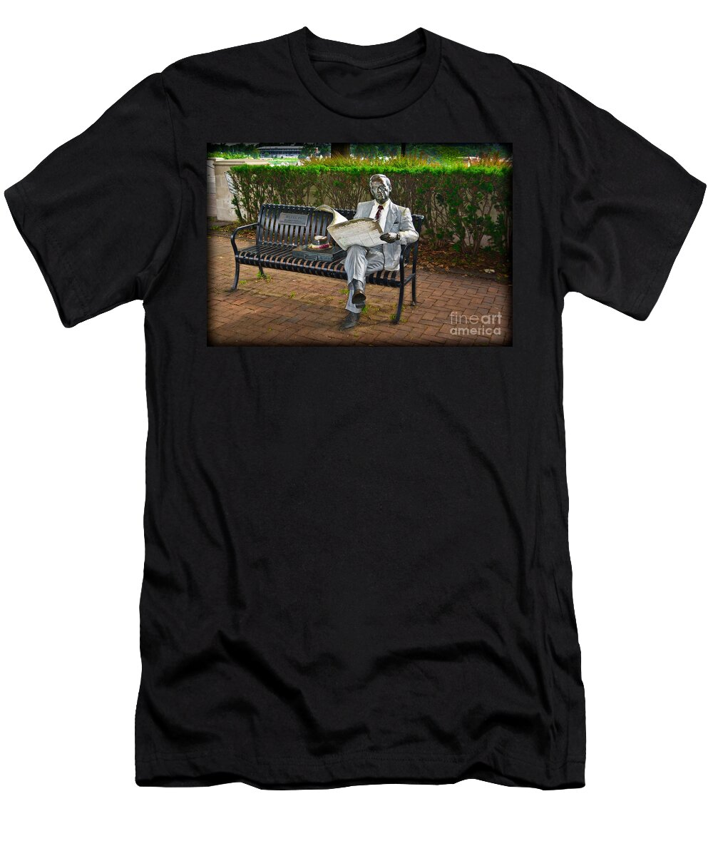 Artist T-Shirt featuring the photograph Waiting by Gary Keesler