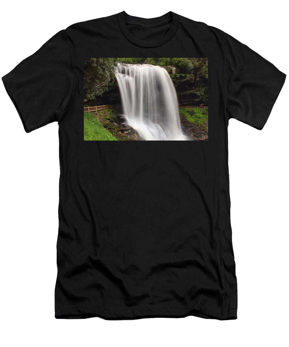 Dry Falls T-Shirt featuring the photograph Walk Under A River by Chris Berrier