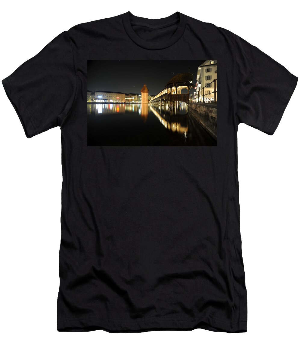 Landscape T-Shirt featuring the photograph Water Tower by Richard Gehlbach