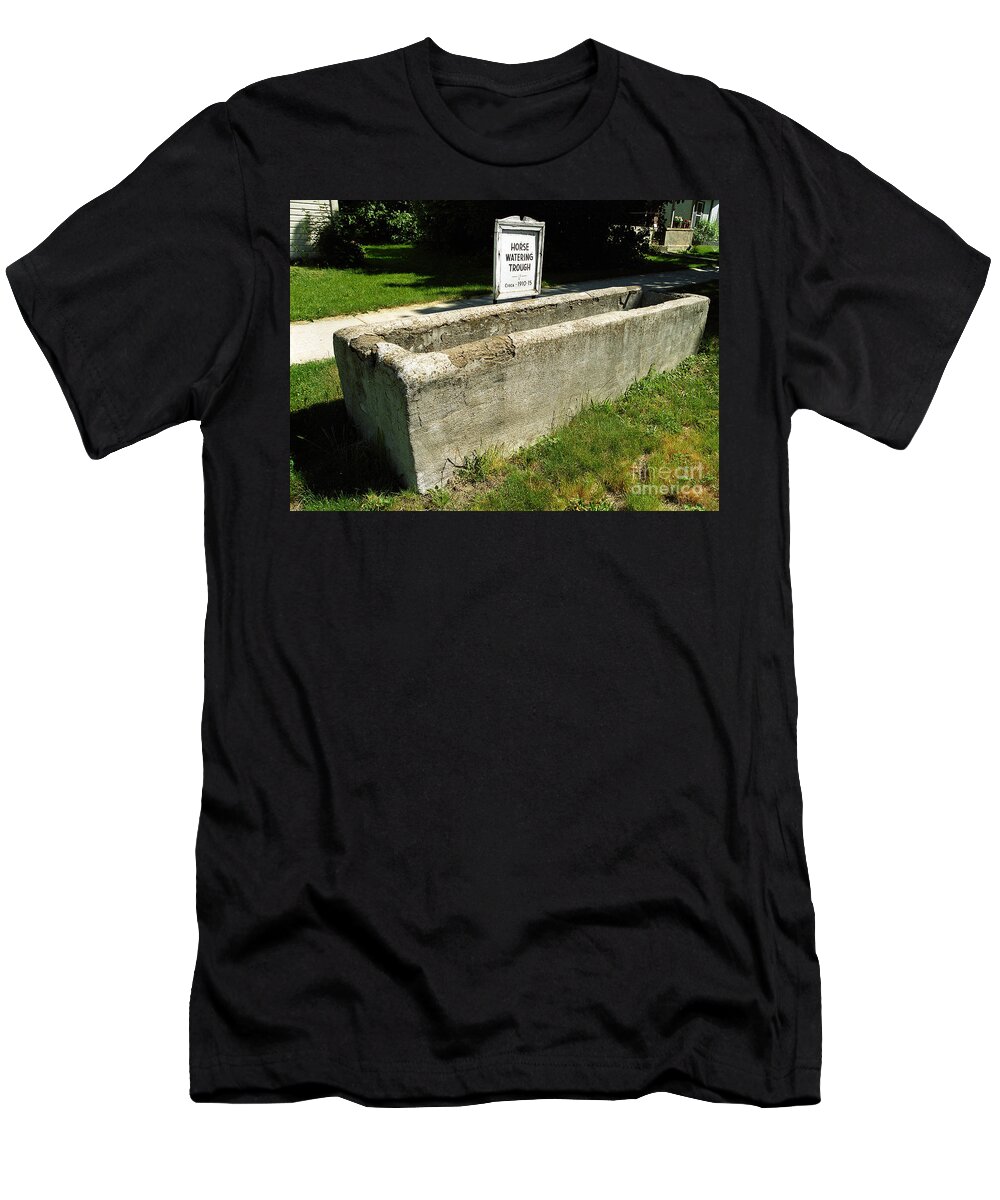 Kendrick T-Shirt featuring the photograph Watering Trough by Sharon Elliott
