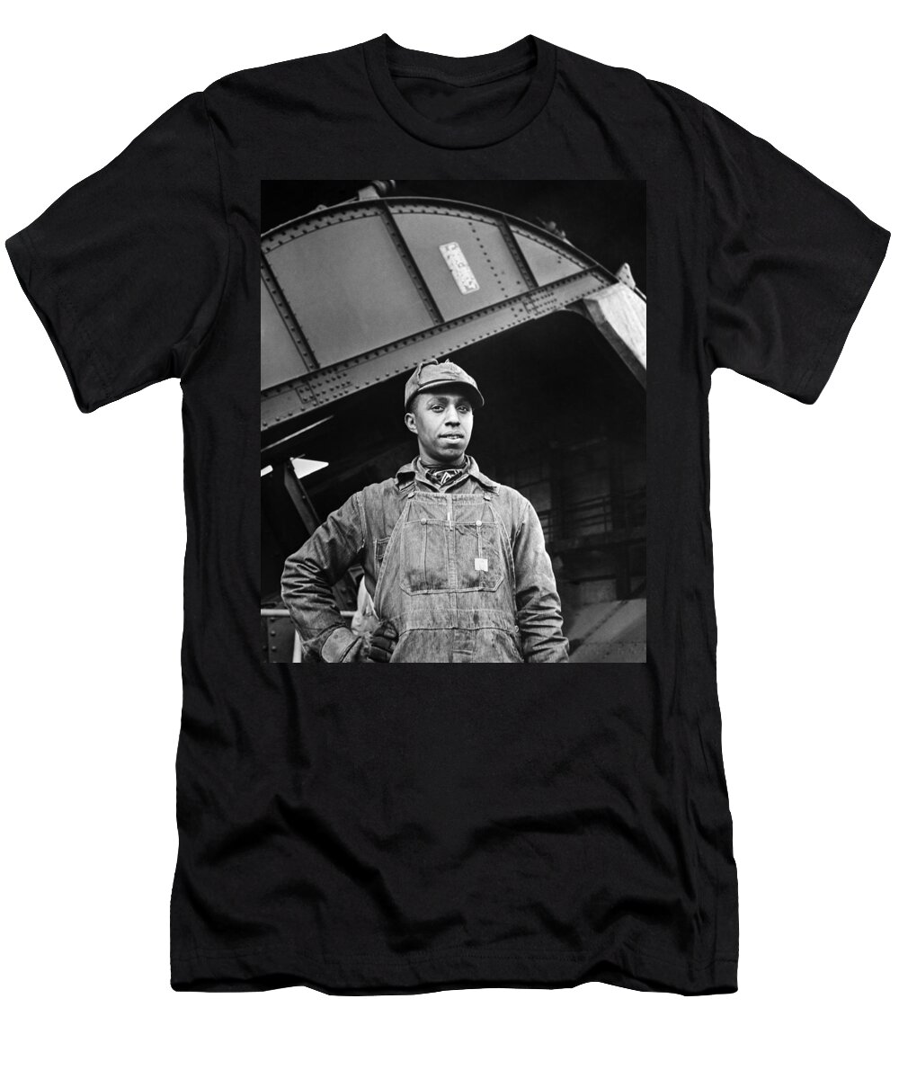 1942 T-Shirt featuring the photograph Watts Bar Dam, 1942 by Granger