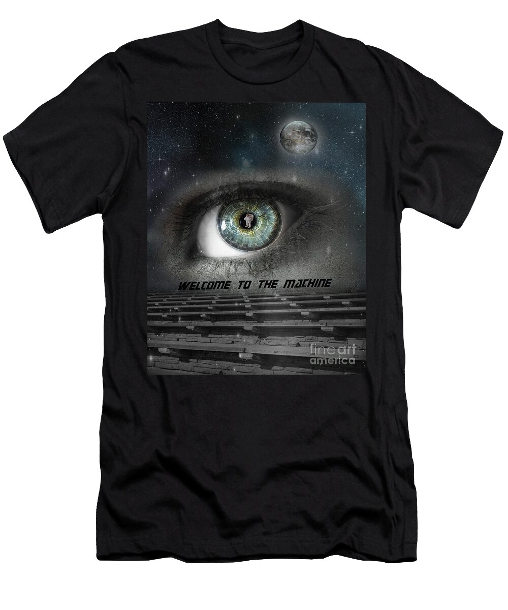 Astronomical T-Shirt featuring the photograph Welcome to the Machine by Juli Scalzi