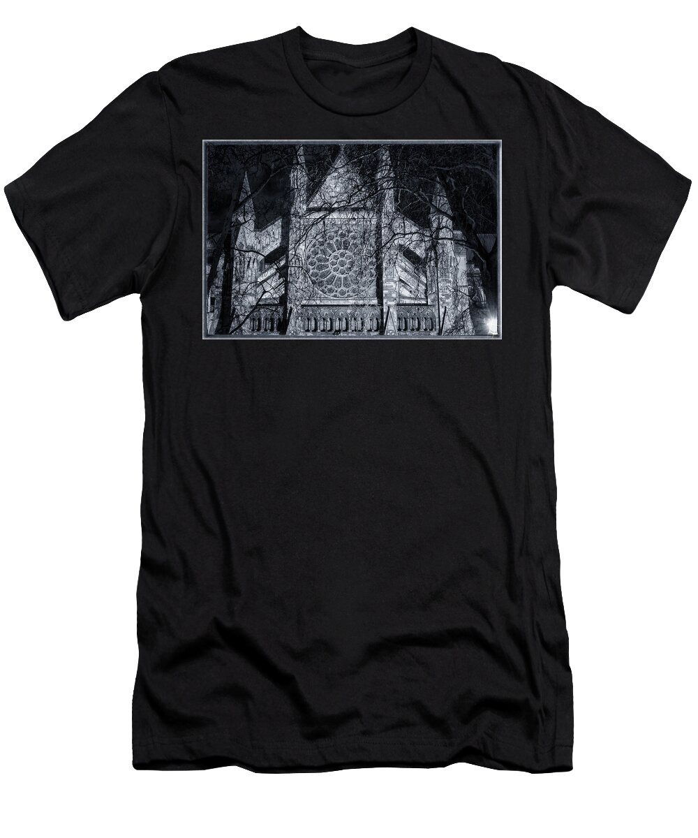 Westminster Abbey T-Shirt featuring the photograph Westminster Abbey North Transept by Joan Carroll