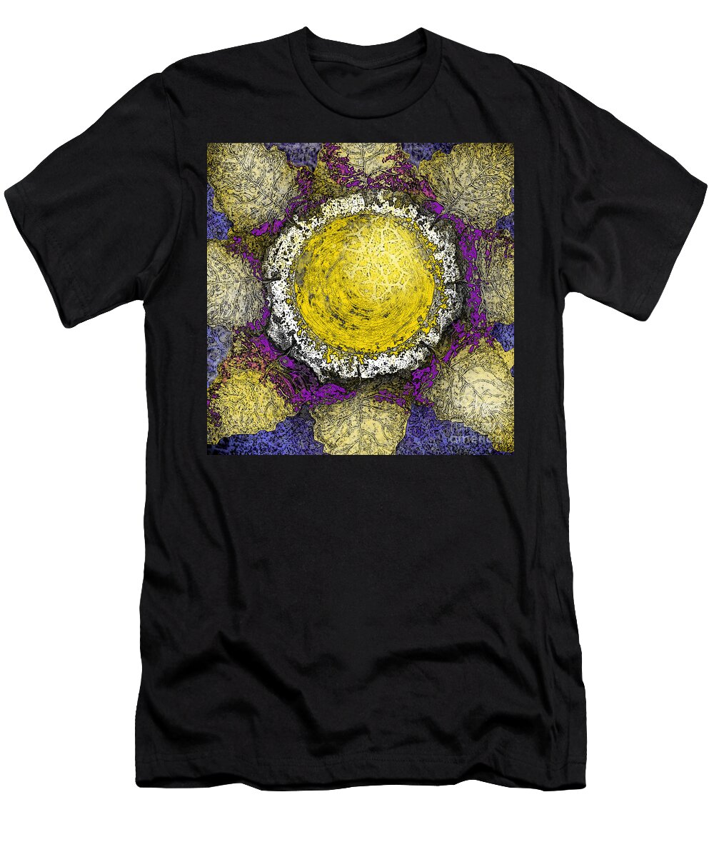 Sun T-Shirt featuring the digital art What Kind of Sun II by Carol Jacobs