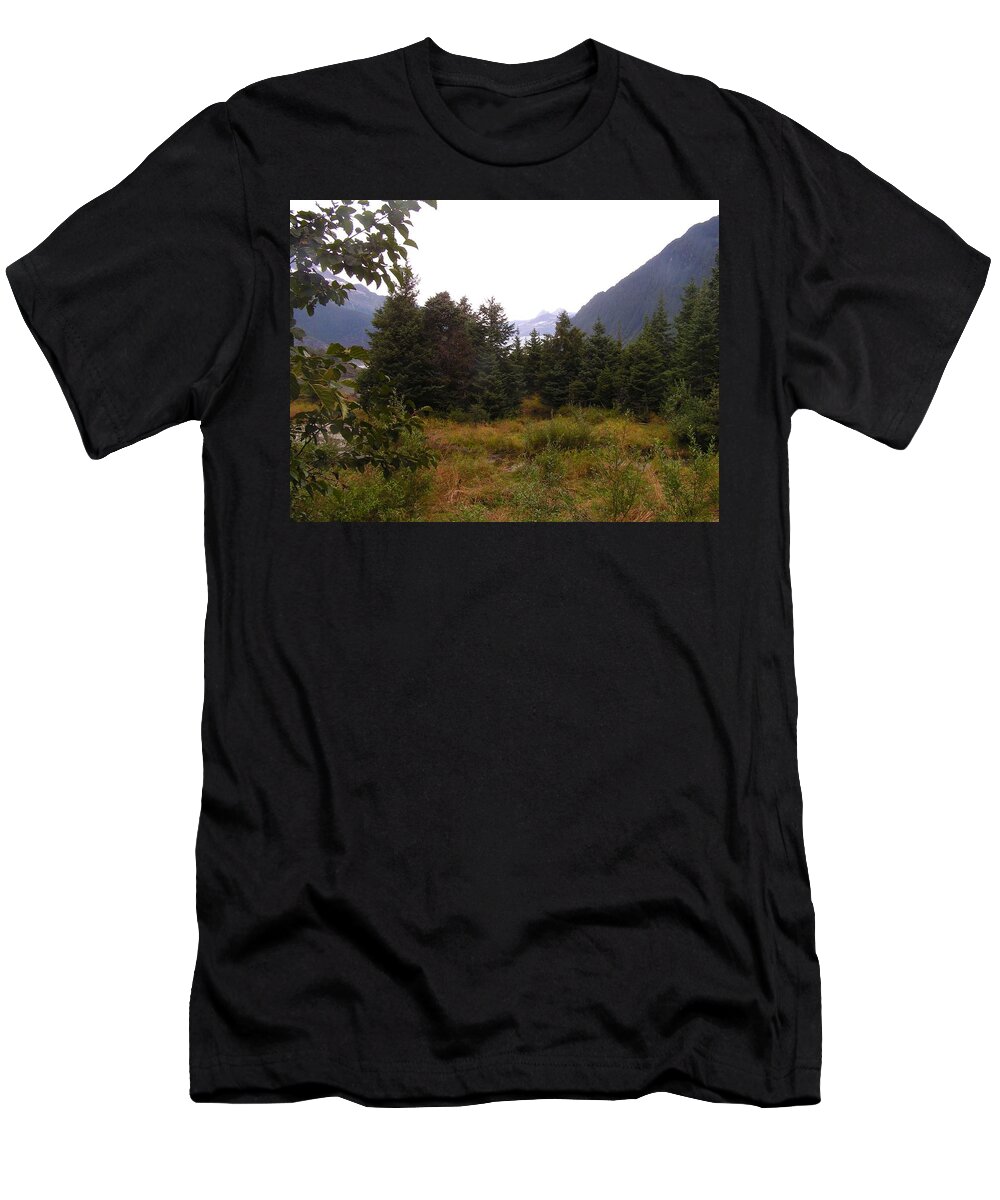 Landscape T-Shirt featuring the photograph Where is my Bear. by Annika Farmer