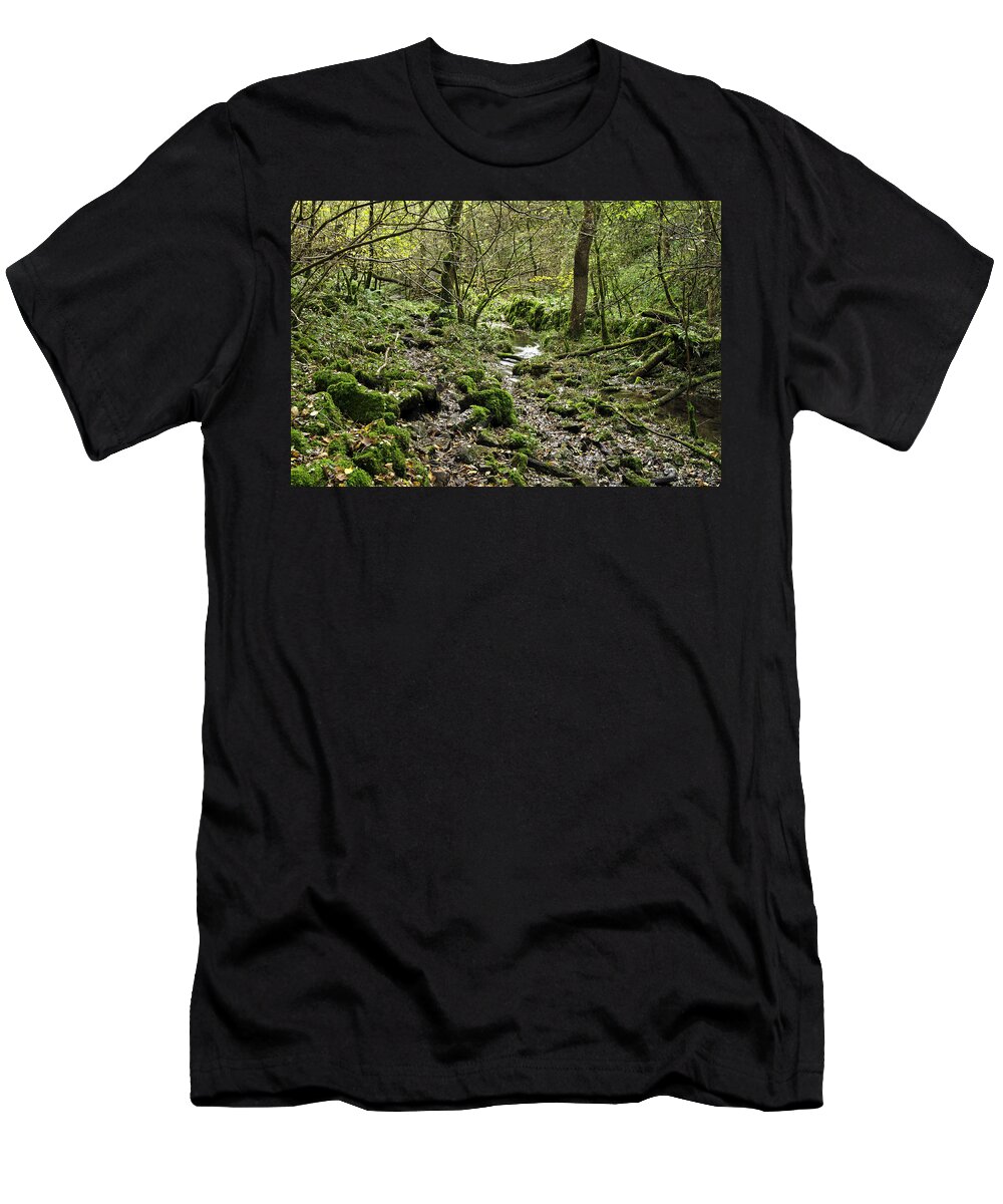 Bright T-Shirt featuring the photograph Woodland in Northern End of Monksdale by Rod Johnson