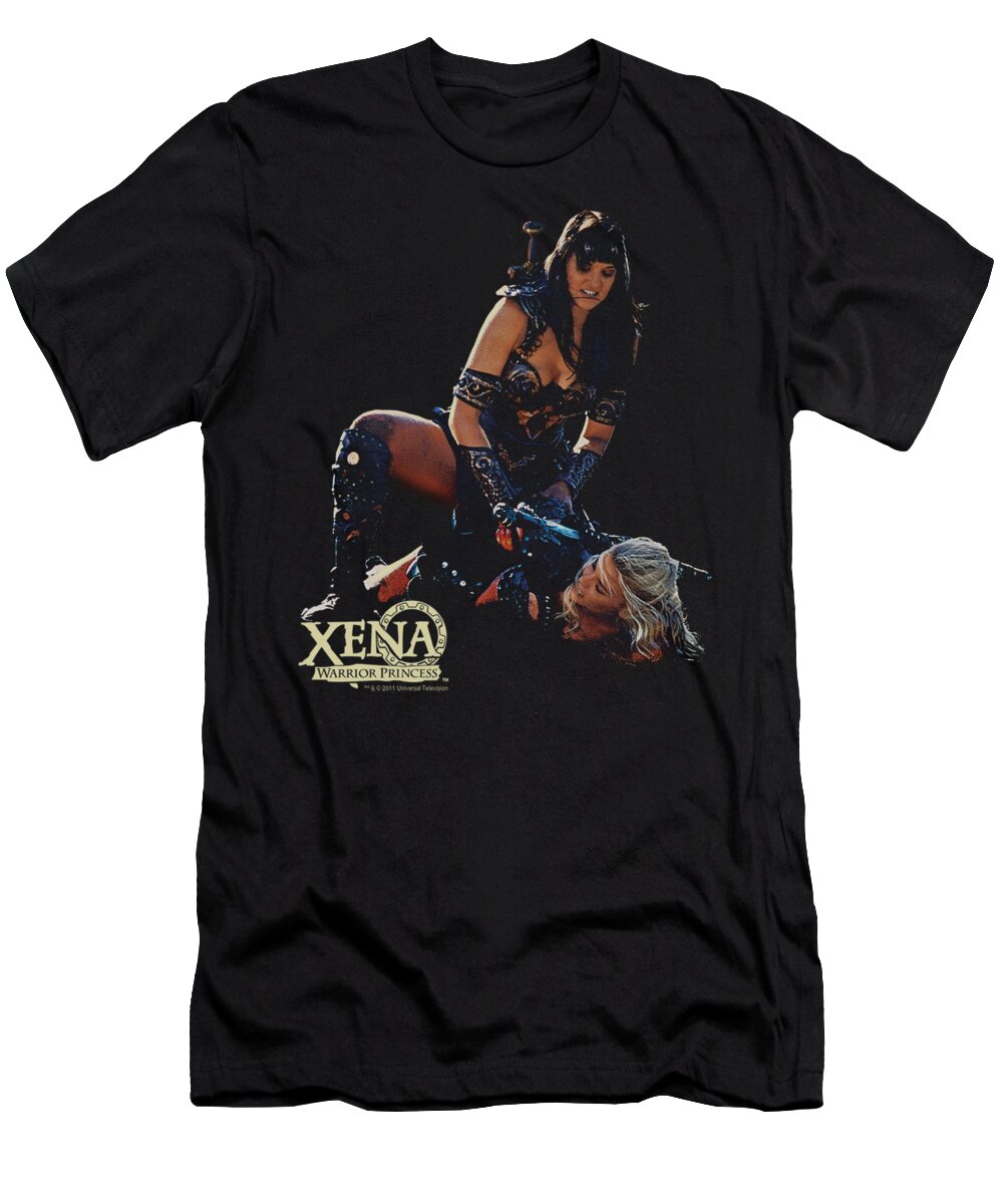 Xena T-Shirt featuring the digital art Xena - In Control by Brand A