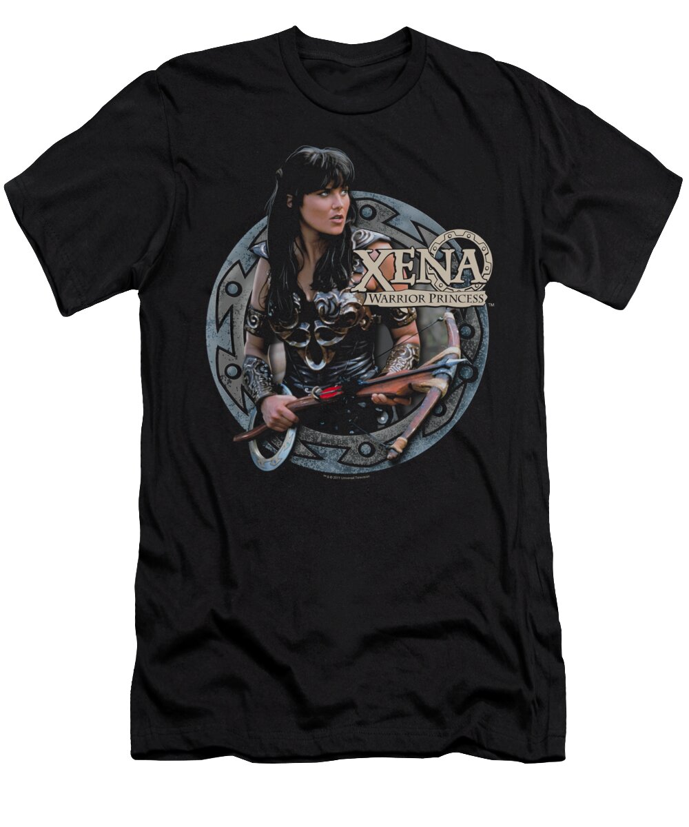 Xena T-Shirt featuring the digital art Xena - The Warrior by Brand A