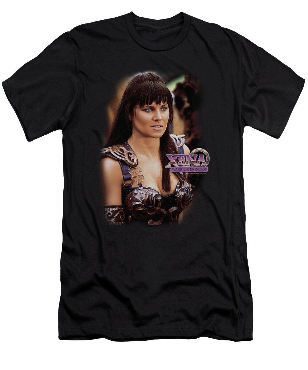 Xena T-Shirt featuring the digital art Xena - Warrior Princess by Brand A