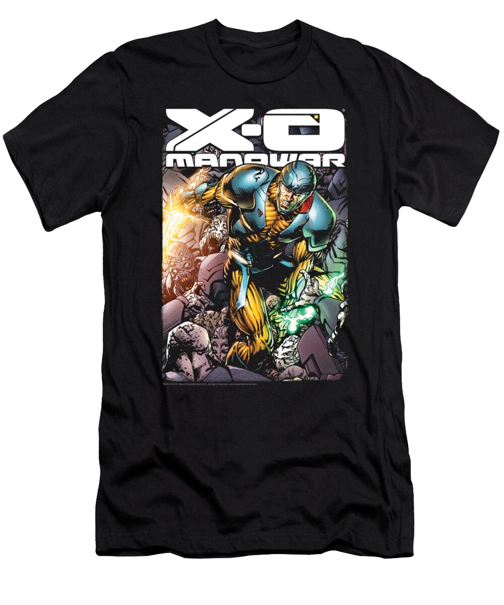 T-Shirt featuring the digital art Xo Manowar - Pit by Brand A