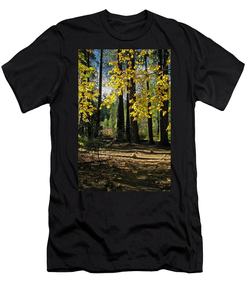 Fen T-Shirt featuring the photograph Yosemite Fen Way by John Haldane