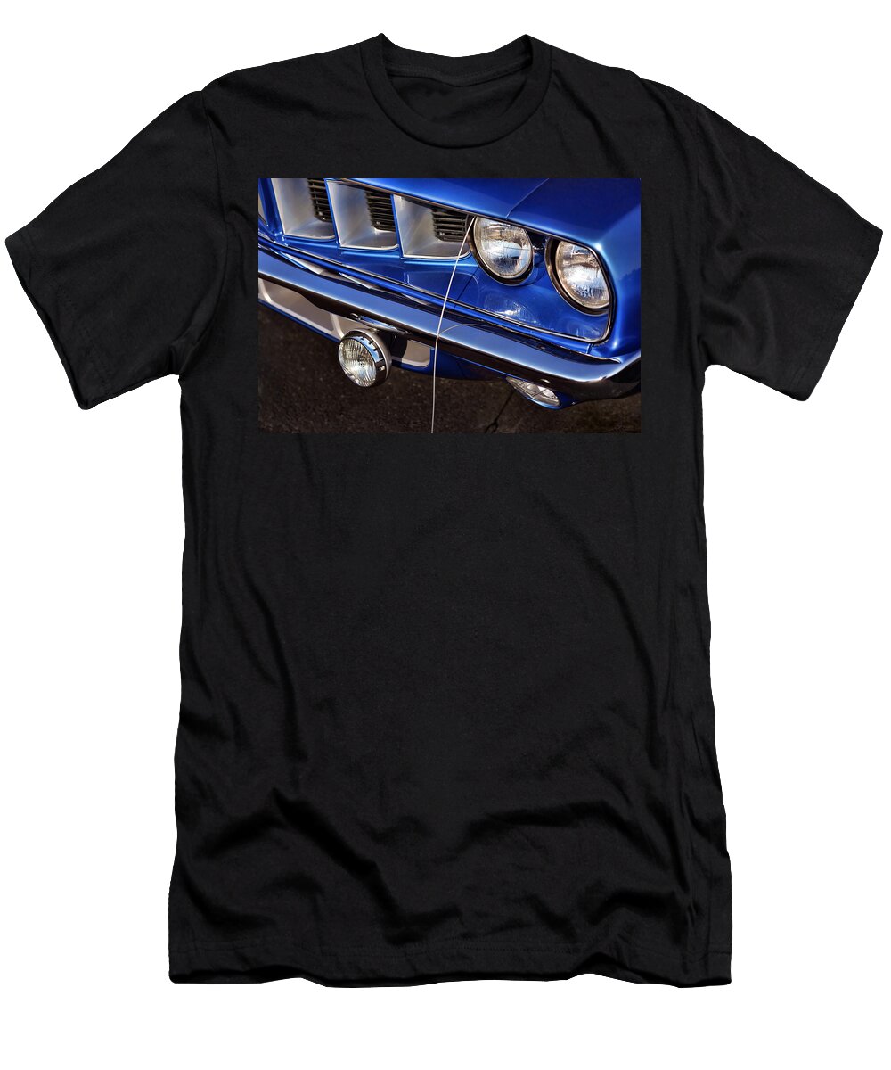 Blue T-Shirt featuring the photograph 1971 Plymouth HemiCuda by Gordon Dean II