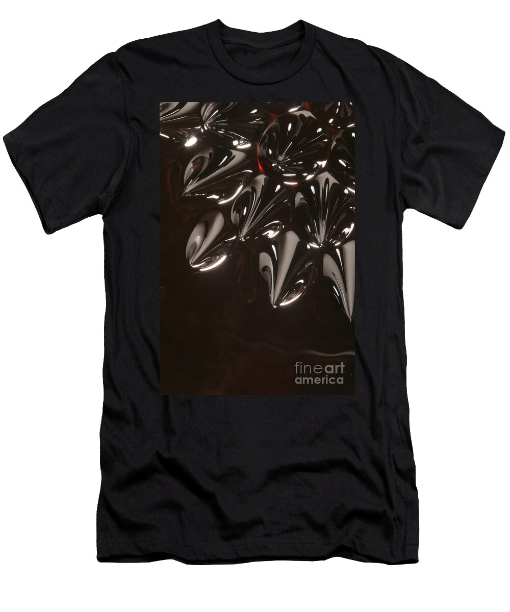 Ferrofluid T-Shirt featuring the photograph Ferrofluid Magnetic Liquid #1 by Ted Kinsman