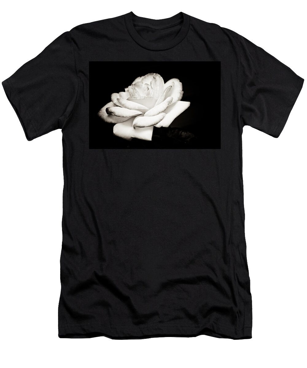Black And White T-Shirt featuring the photograph Pure Beauty #1 by Sara Frank