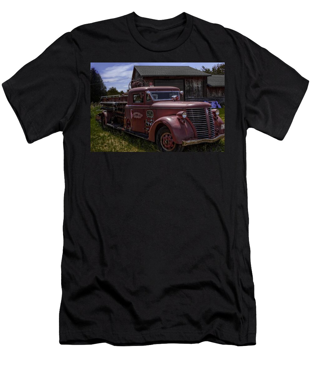 American T-Shirt featuring the photograph 1939 American LaFrance Foamite by Tom Gort