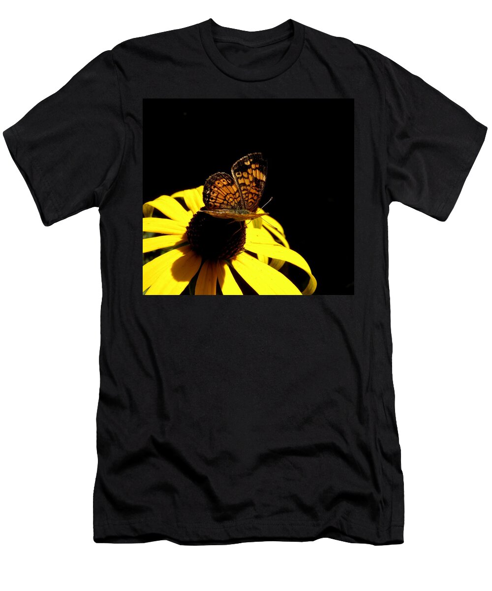 Butterfly T-Shirt featuring the photograph 2 Beauties In One by Kim Galluzzo