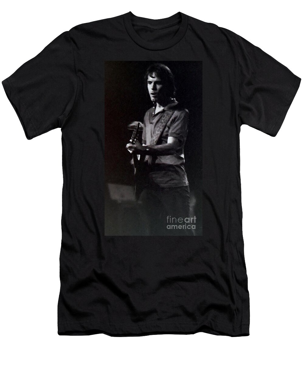 Bob Weir T-Shirt featuring the photograph Bob Weir Of The Grateful Dead #1 by Susan Carella