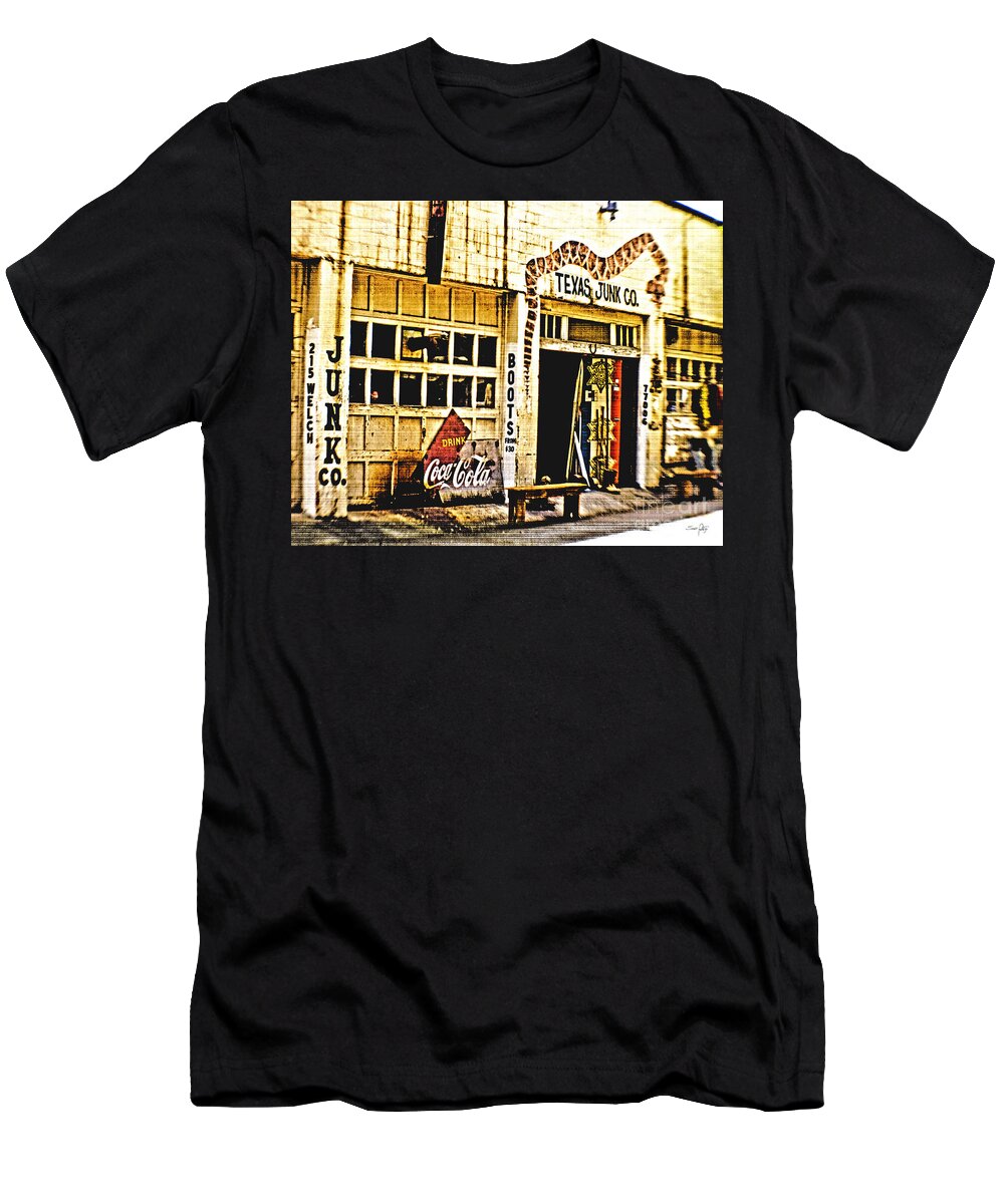 Texas Junk Company T-Shirt featuring the photograph Junk Company #2 by Scott Pellegrin