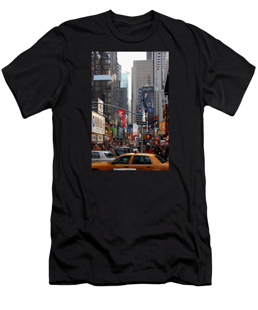 Newyork08 T-Shirt featuring the photograph Times Square #2 by RicardMN Photography
