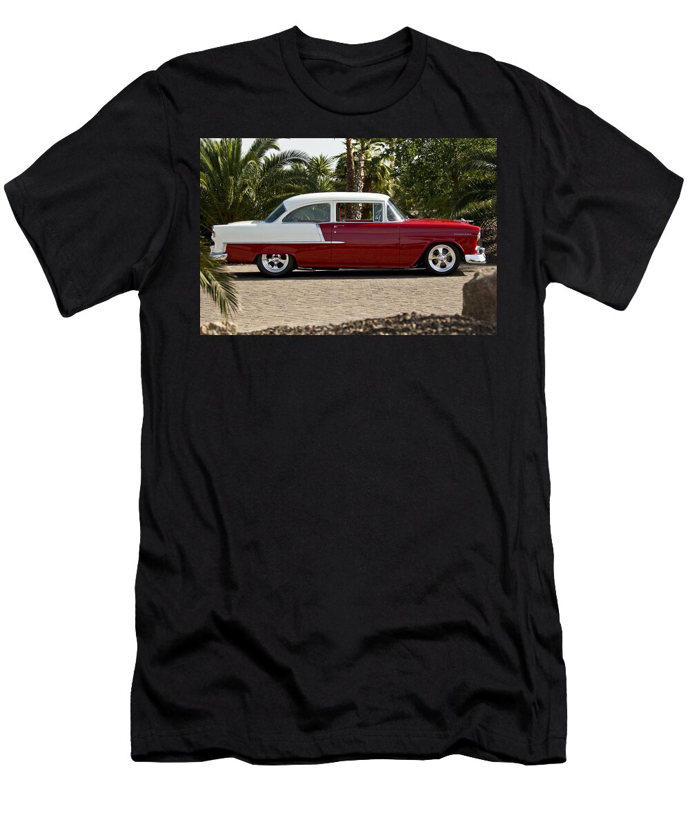 1955 Chevrolet 210 T-Shirt featuring the photograph 1955 Chevrolet 210 #5 by Jill Reger