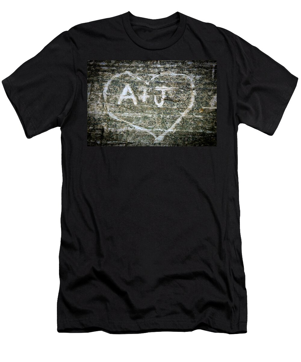 Wood T-Shirt featuring the photograph A and J by Julia Wilcox