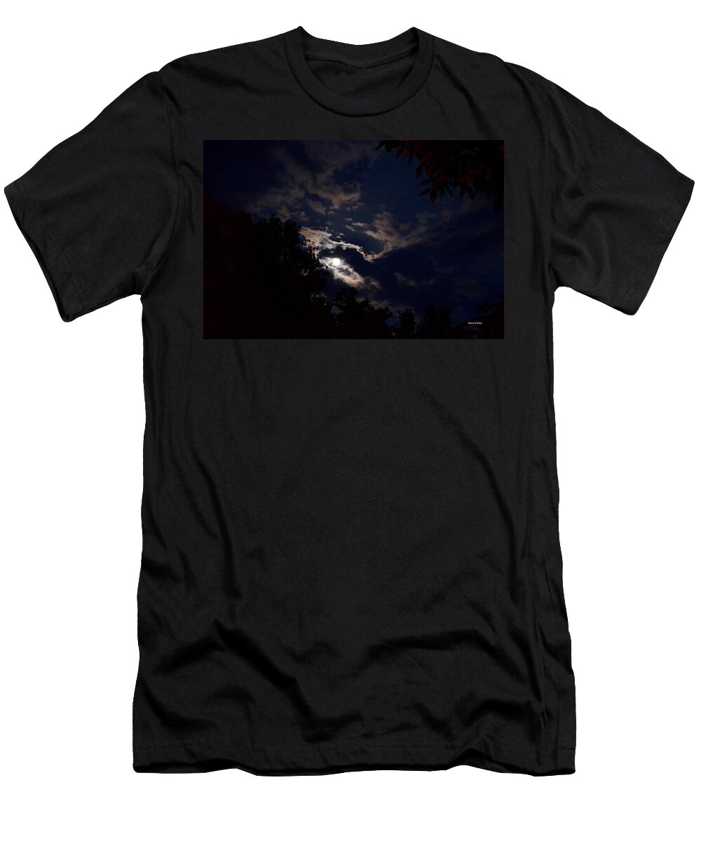 Moonlight T-Shirt featuring the photograph A Gothic Romance by Maria Urso