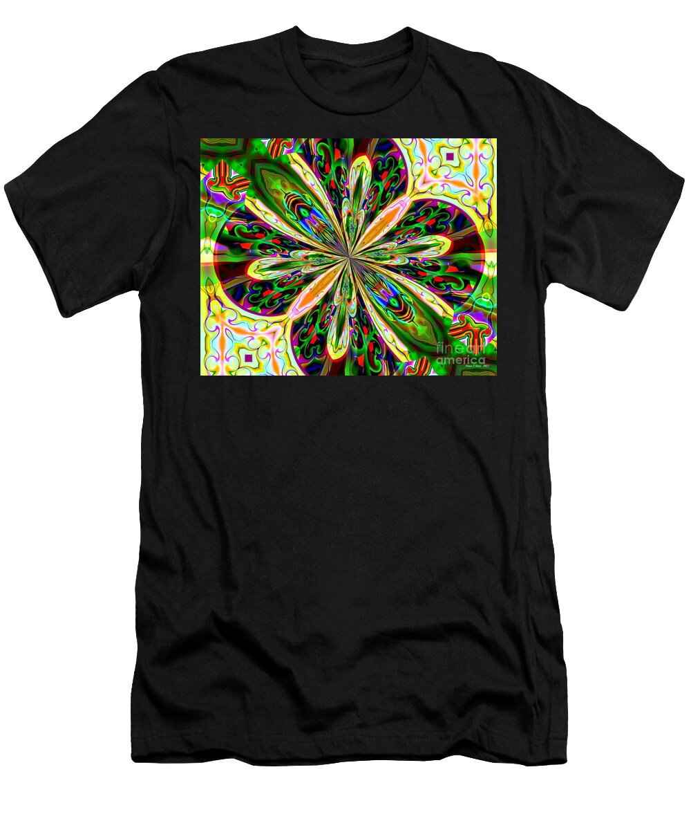Abstract T-Shirt featuring the digital art Abstract 69 by Maria Urso