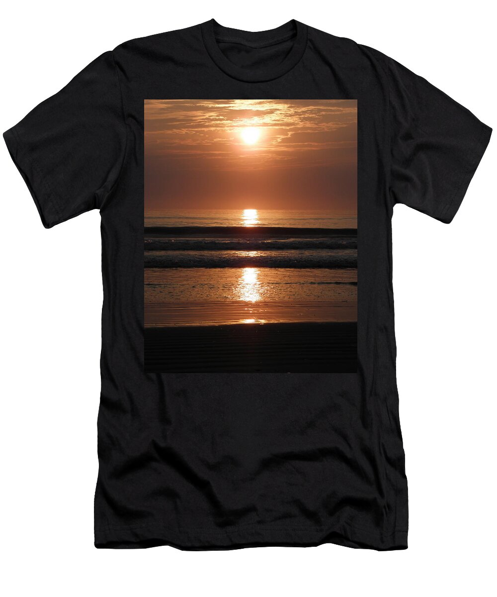 Sunrise T-Shirt featuring the photograph All Lined Up by Kim Galluzzo