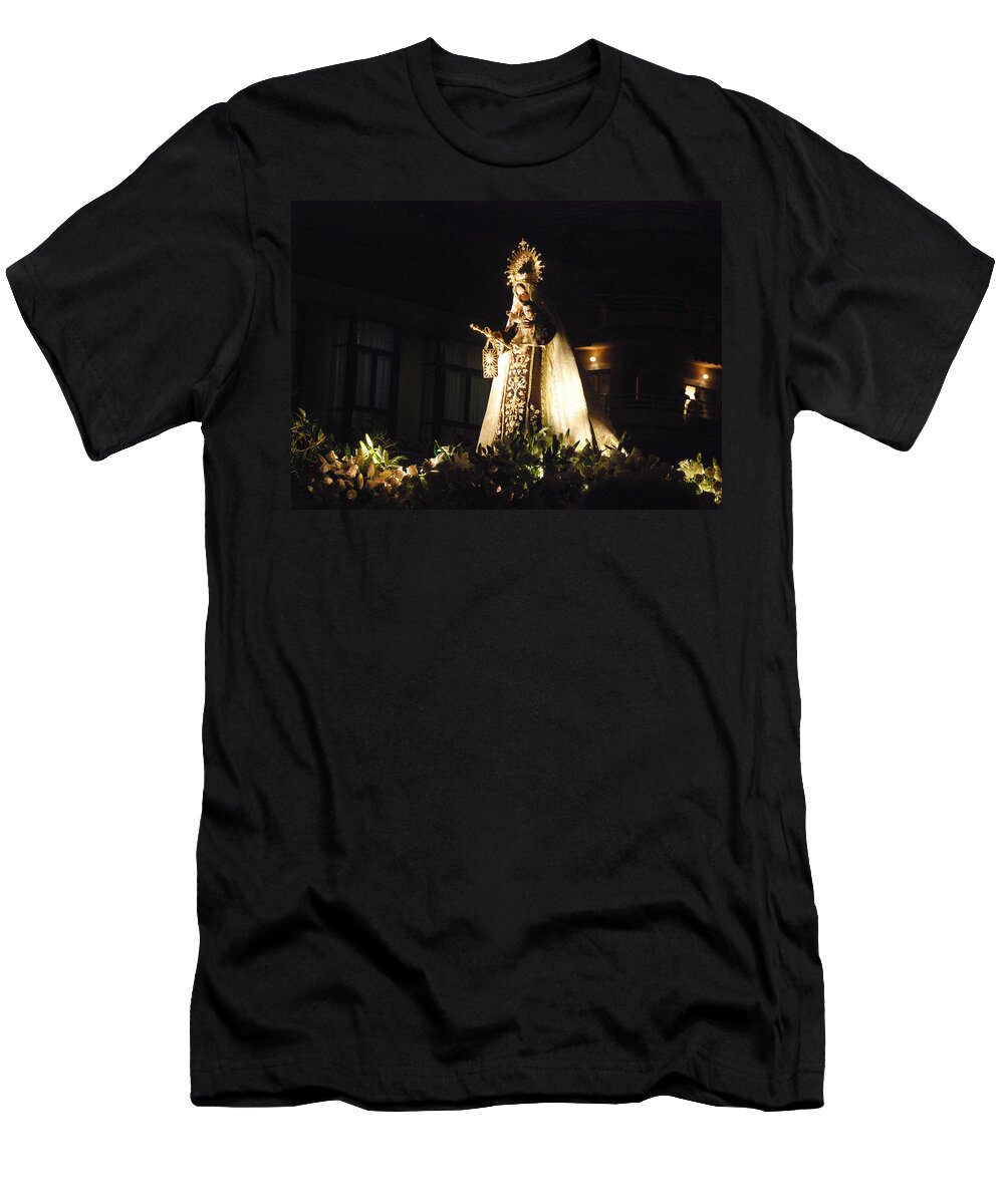 Religion T-Shirt featuring the photograph Andalusian procession by Perry Van Munster