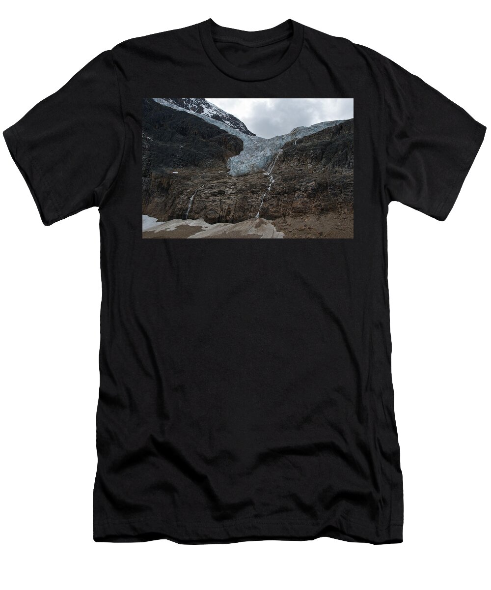  Jasper T-Shirt featuring the photograph Angel Glacier Jasper by David Kleinsasser