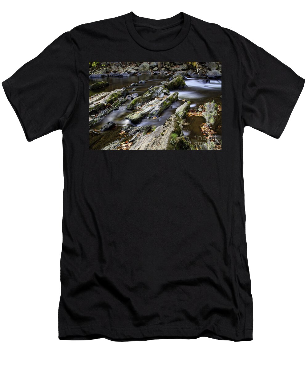 Smoky Mountains T-Shirt featuring the photograph Autumn Stream 2 by Dennis Hedberg