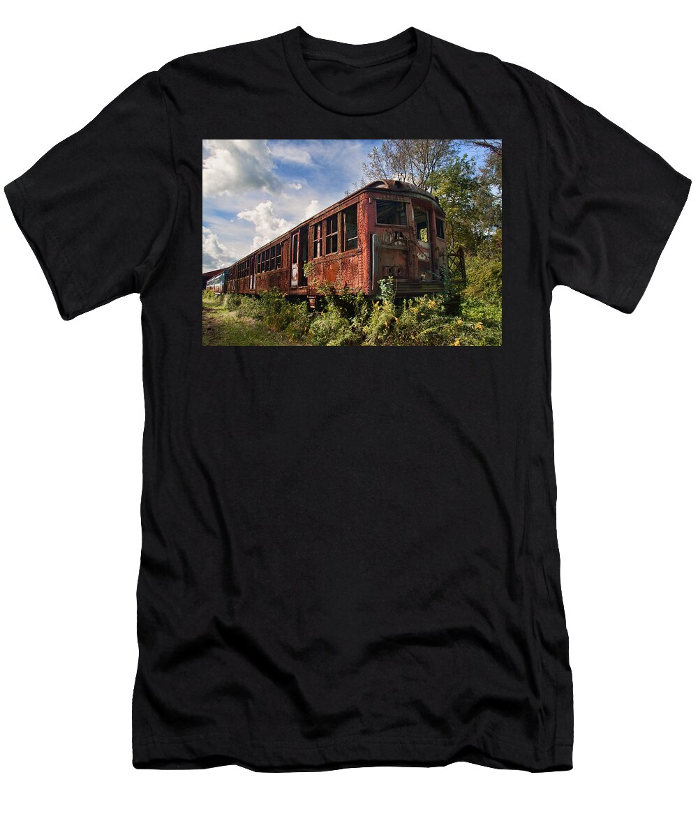 Transit T-Shirt featuring the photograph Awaiting Restoration by Dale Kincaid