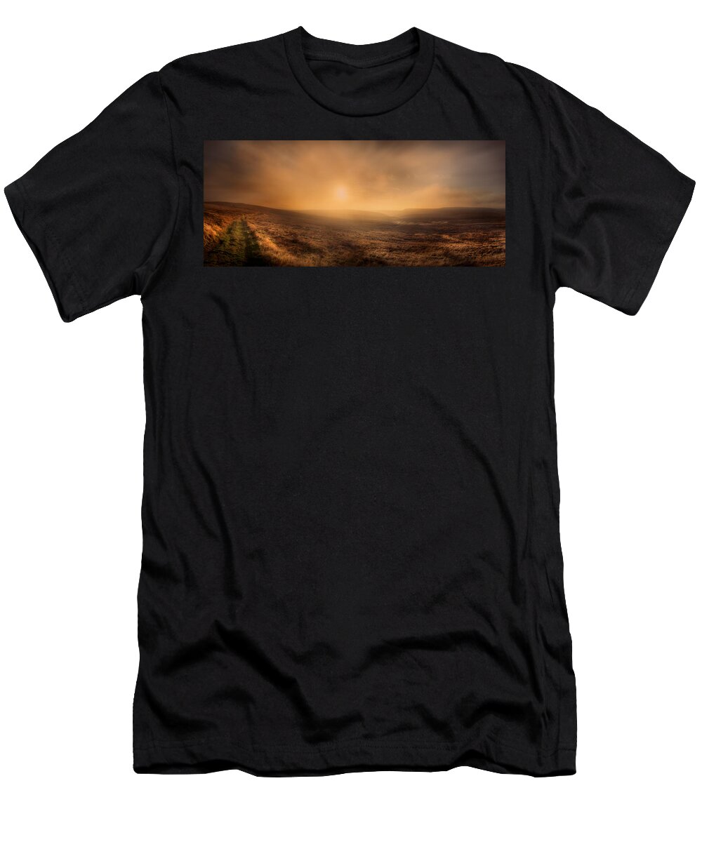 Sun T-Shirt featuring the photograph Axe Edge by Andy Astbury