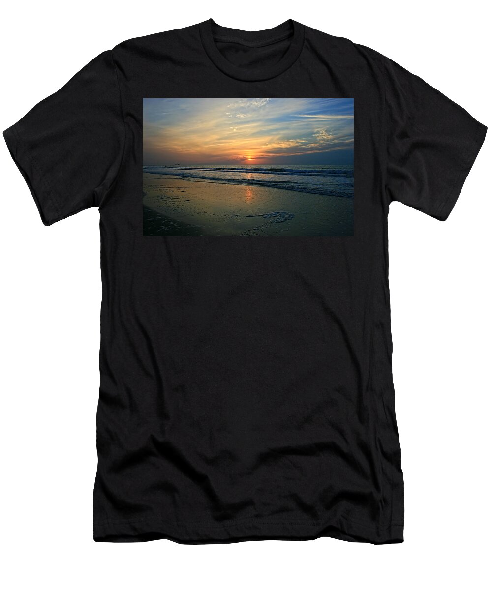 Sunrise T-Shirt featuring the photograph Blue Sunrise by Scott Wood