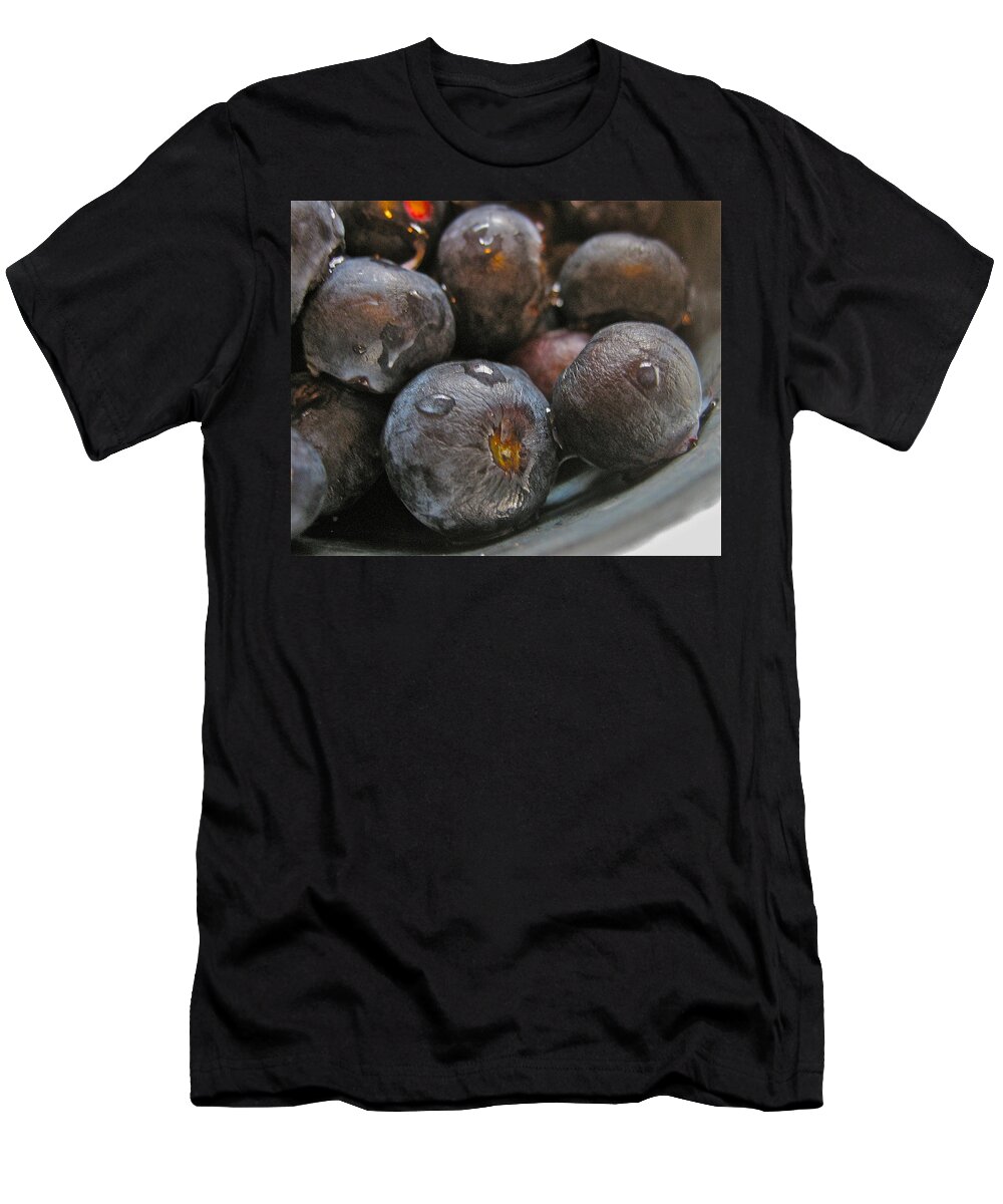 Fruit T-Shirt featuring the photograph Blueberries by Bill Owen