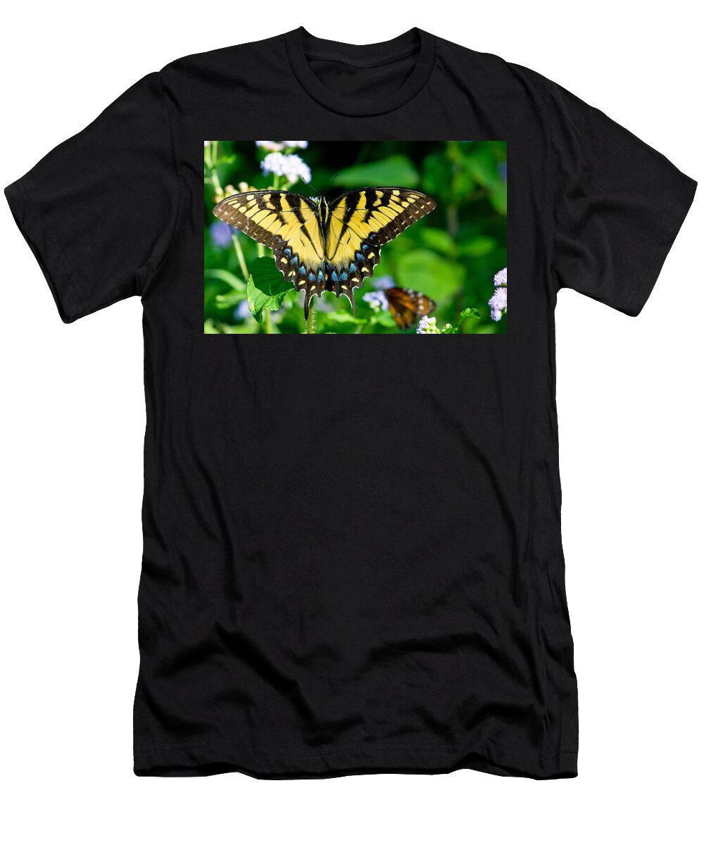Butterfly T-Shirt featuring the photograph Butterfly Garden by Mark Andrew Thomas