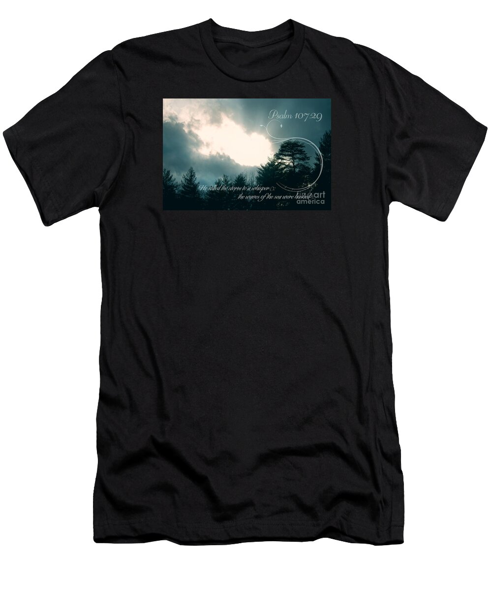 Storm T-Shirt featuring the photograph Calm the Storm by Lena Auxier