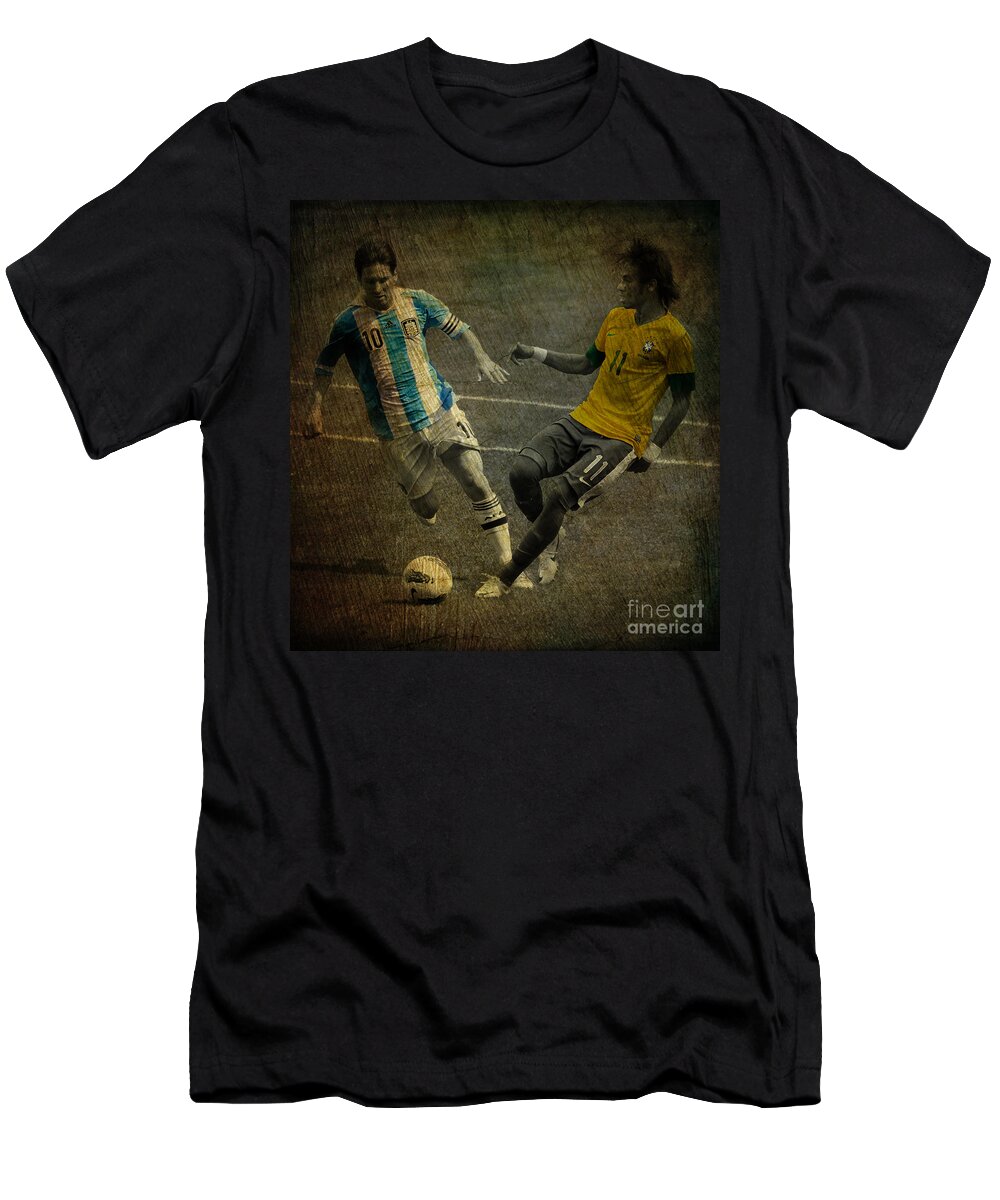 Action T-Shirt featuring the photograph Clash of the Titans II by Lee Dos Santos