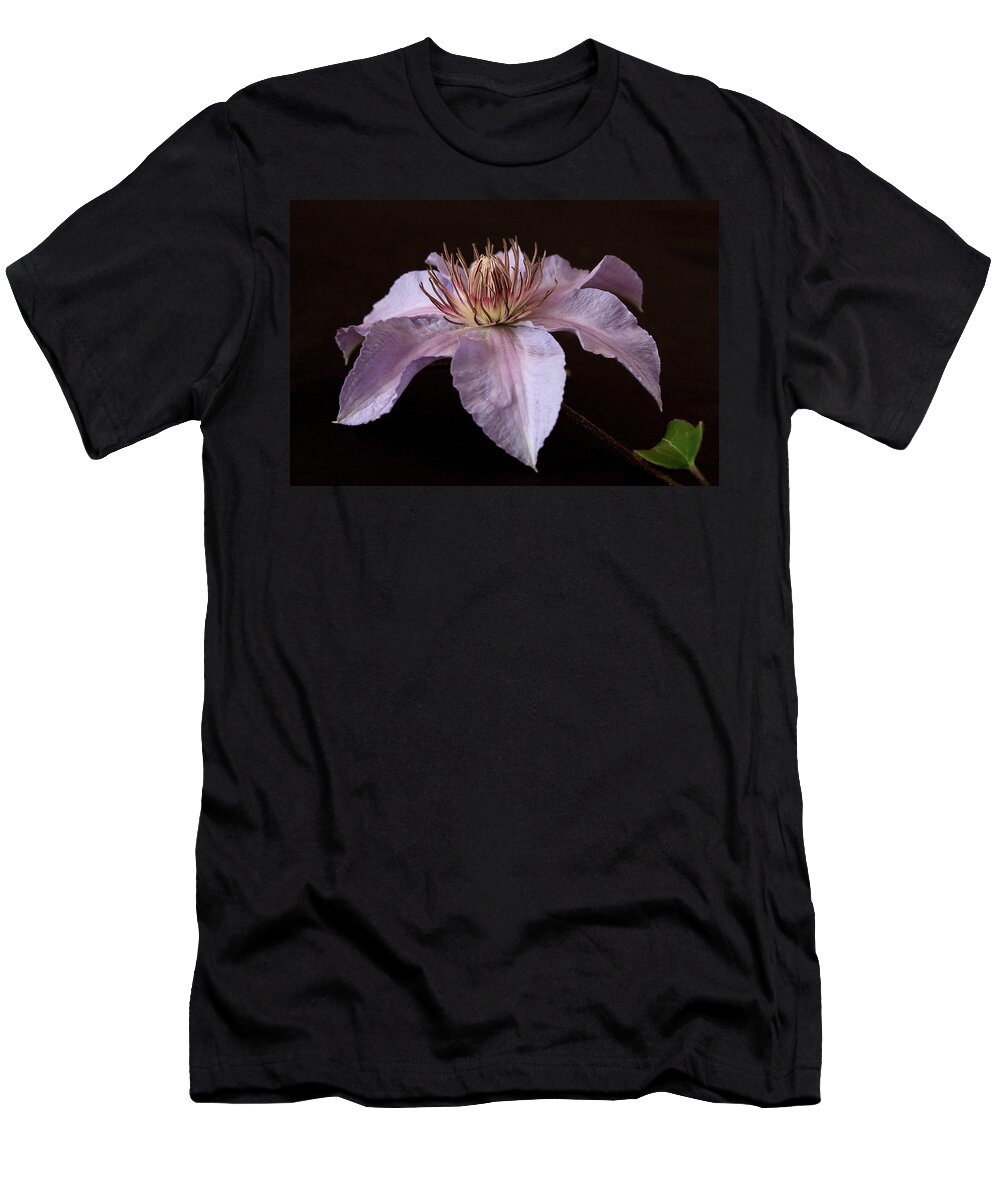Flower T-Shirt featuring the photograph Clematis by Shirley Mitchell