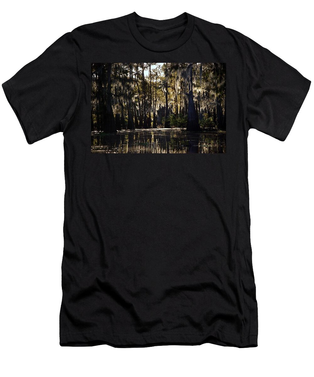 Swamp T-Shirt featuring the photograph Deep Swamp by Ron Weathers