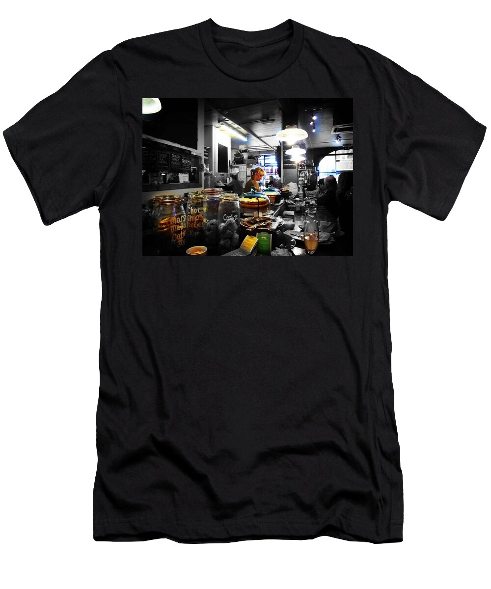 Delicatessan T-Shirt featuring the photograph Deli by Charles Stuart