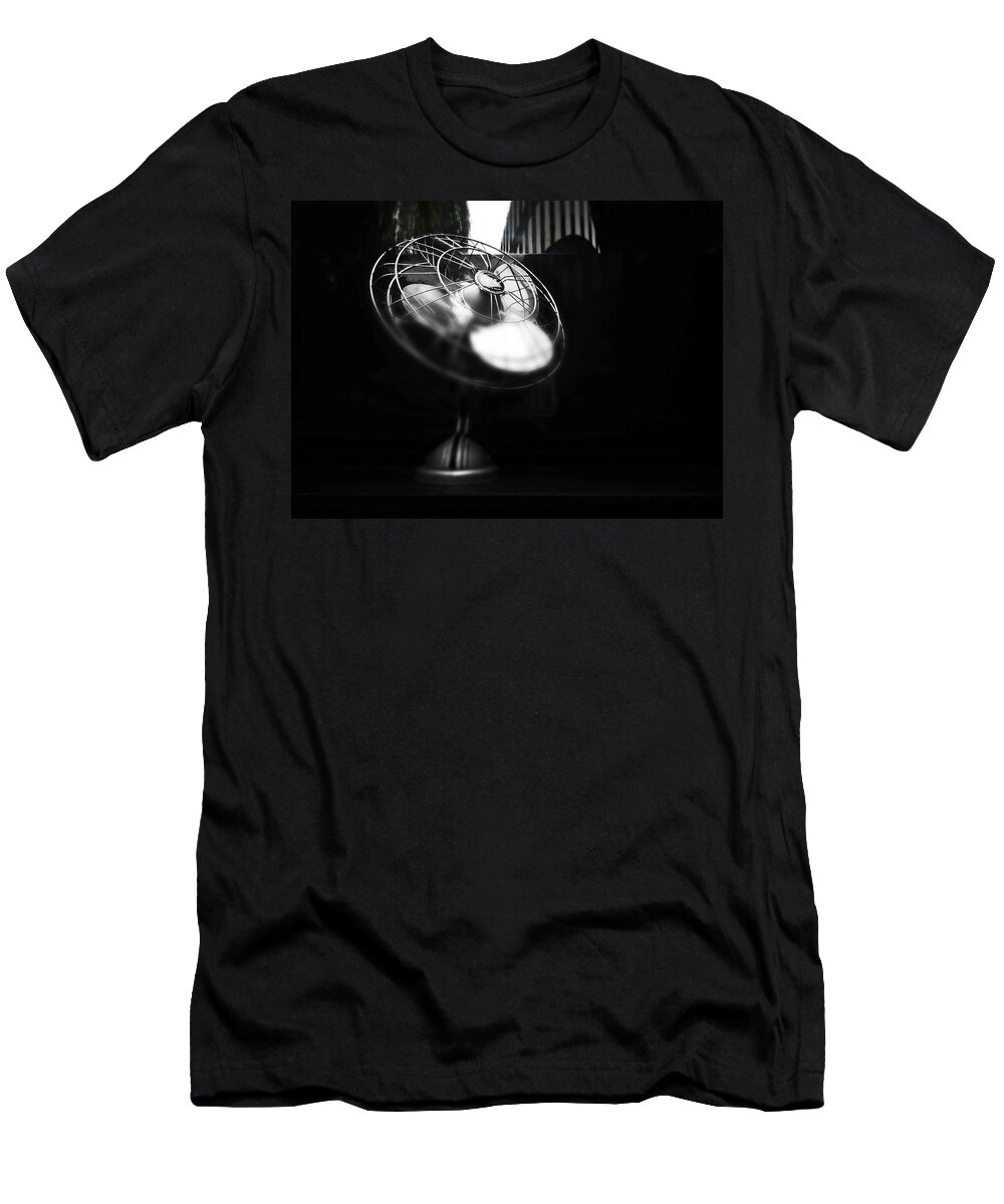 Fan T-Shirt featuring the photograph Ebony Wind by Charles Stuart